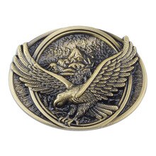 Belt DIY accessories Eagle/Vulture  Pattern Belt Buckle Handmade homemade waistband DIY Western cowboy rock style k43