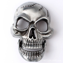 Belt DIY accessories Skull skeleton belt buckle Western cowboy style Smooth belt buckle Punk rock style k18