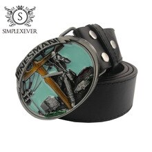 Belts with Lines Man Style Silver Belt Buckle for Men Metal Fashion Mens Belt Buckles Head with Belt Dropshipping 2020