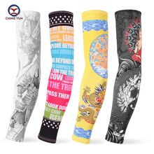 CHING YUN New Fashion Tattoo Sleeves Arm Warmer Unisex UV Protection Outdoor Temporary Fake Tattoo Arm Sleeve Warmer Two sleeves