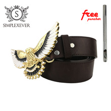 Cowboys Jeans 3D Flying Eagle Belt Buckle Western Alloy Belt Accessory Vintage Stylish Men's Gift Clothes Accessories