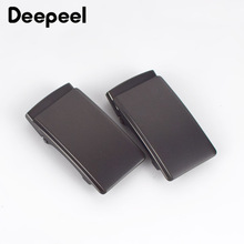 Deepeel 1pc ID36mm men's Alloy Toothless Automatic Buckle Belt Head For 33-35mm Belt body DIY Leather crafts Accessories YK075