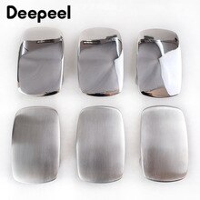 Deepeel 39mm Stainless Steel Belt Buckle Metal Brushed Smooth for Men's Waistband Head DIY Jeans Accessories Leather Craft AP389