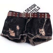 Double Row Hole Belt for Men Women Punk Style Waistband with Eyelet Chain Decorative Belt for Jeans Pants Trousers 2020 New