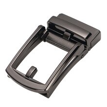 Durable Metal Alloy Ratchet Belt Buckle, Automatic Slide Buckle Replacement for Belt Strap 3.5cm