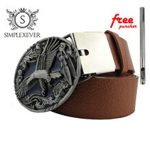Eagle Metal Cool Belt Buckles for Man Unisex Western Fashion Buckle Cowboys Cowgirls Belt Buckle Dropshipping