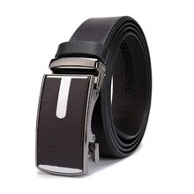 High-grade Men's Genuine Leather Belt Wholesale 2020 New Flowing Mens Belts Luxury Brand Male Belts Automatic Buckle Waist Belt