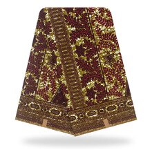 High quality Original real wax 100% cotton wax african fabric african wax print fabric 2020 latest 6yards of ankara fabric