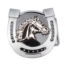 Horse head buckle Equestrian theme Belt buckle Golden Belt DIY Components