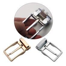 Men Reversible Metal Alloy Belt Buckles Replacement Rectangular Pin Buckles DIY Leather Craft Hardware Belt Accessories