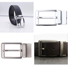 Men's Metal Belt Buckle DIY Leather Craft Jeans Accessories Buckle Supply for 1.3-1.34 inch Wide Belt Metal Replacement