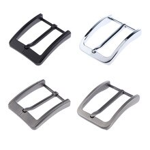 Mens Alloy Antique Belt Buckle Single Prong Rectangular Pin Buckle