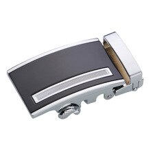 Mens Ratchet Leather Belt Buckle, Automatic Slide Buckle For Belt Strap 35mm