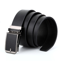 Metal Automatic Buckle Men's Genuine Leather Belt Faux Pin Buckles 2020 Mens Belts Luxury Brand Jeans Bussiness Waist Male Belts