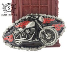 Motor Head Belt Buckle with Sliver Finish Suitable for 4cm Width Belt Men's Belt Buckle Drop Shipping