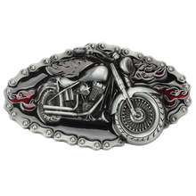 Motorcycle locomotive Belt Buckle Handmade homemade belt accessories knight waistband DIY Western cowboy Heavy metal rock punk