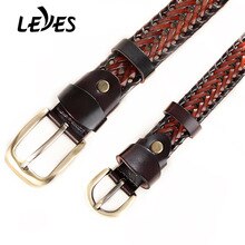 New Fashion Belt for Women Luxury Designer Brand Ladies Cowskin Genuine Leather Slim Belts Female Waist Webbing 120cm Pin Buckle