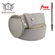 Oval Belt Buckle Accessories for Women DIY Metal Belt Buckle Suit for 3.8-4cm Belt Jeans Accessories Dropshipping