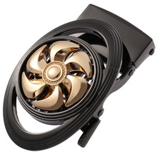 Rotatable Belt Zinc Alloy Buckle Mens Jewelry Automatic Leather Belt Head Buckle Men Accessories Gift Can be Move Turn Round Run