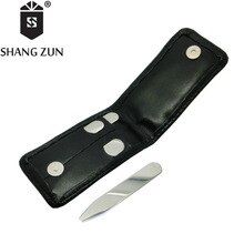 SHANG ZUN 4 PCS Double Side Mirror Polished Collar Stays Bones Stiffeners in 2 Sizes 2.2/2.5 Inch