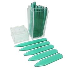 SHANH ZUN 30 Pcs ABS Collar Stays Plastic Collar Stay Bones for Men's Shirt - 6 Colors to Choose, 5 Sizes