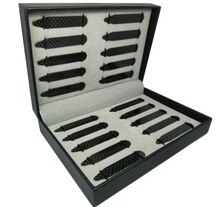 SHANH ZUN One Set 20 pcs Casual Collar Stays Men Shirt Collar Stiffener Carbon Fiber Collar Stays Sticks for Business Dress