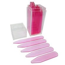 SHANH ZUN Plastic ABS Collar Stiffeners Gift for Him 5 Sizes 30 Pcs in Bottle Christmas gift birthday gift