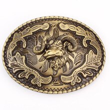 Sheep head pattern belt Buckle for 3.8cm 4cm belt DIY Components homemade handmade waistband
