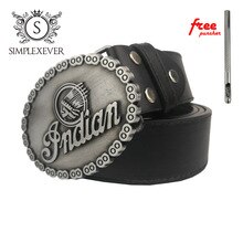 Silver Oval Belt Buckles for Cowboy Cowgirls Men's Belt Buckles with PU Belt As Jeans Accessories