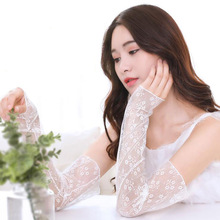 Summer Driver Arm Sleeves Women UV Sun Protection Golf Driving Cover Gloves Long Sunscreen Arms Gloves