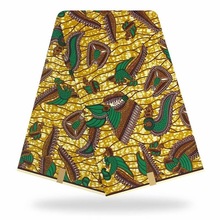 Veritable Wax Veritable Guaranteed Real Dutch Wax 6yard/lot 2020 hot Wax High Quality African Fabric Print Sewing