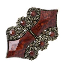 Vintage Alloy Bohemian Belt Buckle Belt Fit Width 3.6-3.9cm for Women and Men
