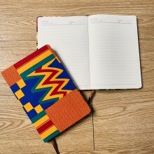 african accessories ankara Notebook Planner Agenda Diary Hard Cover Yearly Monthly Planning Papers Journal Notebook Daily Mem
