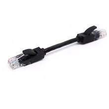 100pcs 15cm 0.5ft cat 5e Ethernet Cable Lan cable High Speed RJ45 Network Router Computer Cable Black color