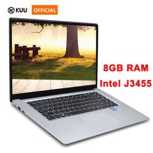 15.6 inch Laptop 8G RAM 512G 256G 128G SSD Intel j3455 Quad Core Student Computer Ultrabook Notebook  with RJ45 Port for Office