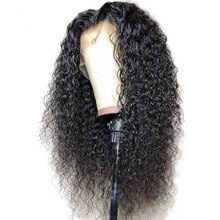 150% Density 13X6 Human Hair Wigs Curly Lace Front Human Hair Wigs With Baby Hair Pre Plucked