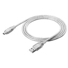 2019 New 1.2m USB 2.0 Male To Firewire iEEE 1394 4 Pin Male iLink Adapter Cable Fast Male To Male Cable Silver & Transparent