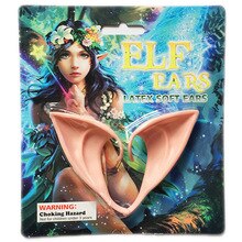 2020 Hot Selling 1 Pair Latex Elf Ears Pointed Cosplay Mask for Halloween Masquerade Party Costumes Festival