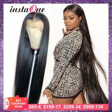 28 30 Inch Brazilian Straight 13x6 Lace Front Human Hair Wigs Pre Plucked With Baby Hair 180 Density Long 360 Lace Frontal Wig