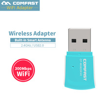 300Mbps wireless USB WiFi adapter MIMO 2*2dbi Built-in Antenna wi-fi receiver Portable network card 802.11n Dongle CF-WU825N-V2