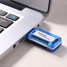 4 in 1 Memory Card Reader USB 2.0 All in One Cardreader for Micro SD TF M2