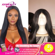 4x4 5x5 6x6 DIY Custom Wigs For Black Women 150% Natural Color Pre-Plucked With Baby Hairline Brazilian Straight Virgin Hair