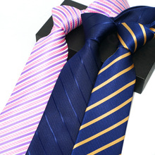 8CM Ties For Men striped Blue Neckties Hombre Gravata  Classic Formal  Mens Ties Social Event Business Wedding Dress Groom Tie