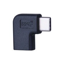 90 Degree Right Angle Adapter for Huawei Mate 10 P20 Xiaomi Mi 6 USB 3.1 Type C Male To Female USB-C Converter
