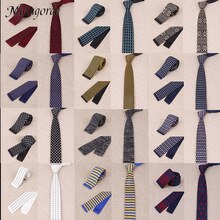 A Variety of Styles 5.5CM Slim Narrow Necktie Man Tie Wool Knit Tie Men Accessories Neckwear Gravata Men Clothing Wedding Gift