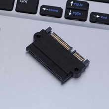 Adapter Card SAS Hard Drive to SATA 5Gbps SFF 8482 SAS to SATA 180 Degree Angle Adapter Converter Straight Head