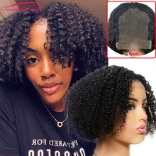 Afro Kinky Curly Wig 4x4 Lace Closure Curly Wave Pixie Short Bob Wigs 100% Human Hair Short Cut Wigs Tinashe Beauty Hair
