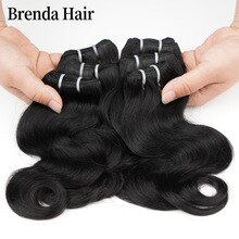 Body Wave Hair Bundles 6 Pcs/Lot 190g/Lot Brazilian Hair Bundles Natural Color Human Hair Extension Remy Hair