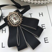 Bridegroom's Shirt Rhinestone Bow Ties College Fashion British Professional Stewardess Student Collar Bowtie Wedding Accessories