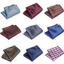 Business Pocket Square Chest Towel Dot Striped Floral Printed Hankies Polyester Hanky Luxury Men's Handkerchief Polka